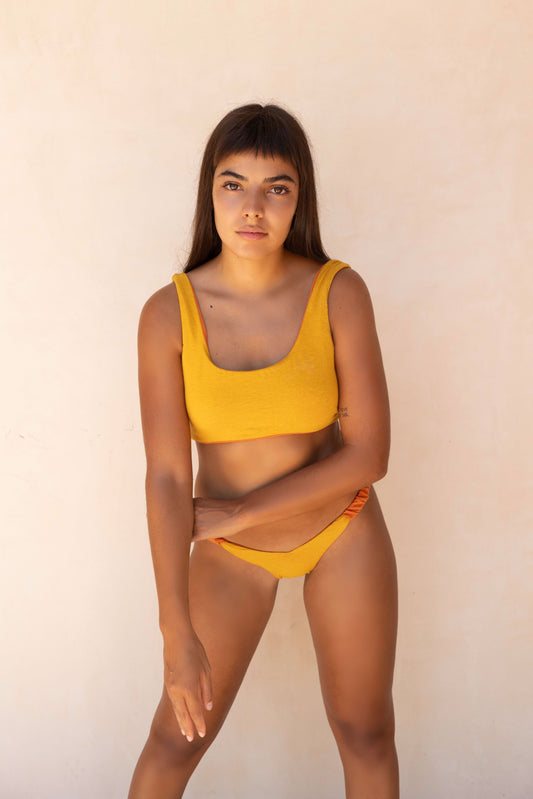 Crop Top Mustard Orange