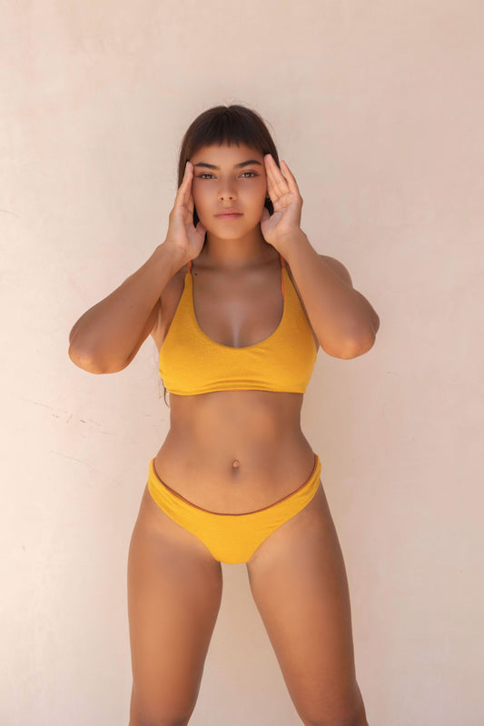 Yoga Top - Yellow, Orange