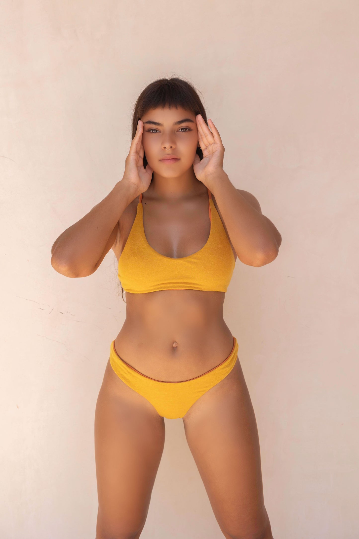 New Thong - Mustard, Orange